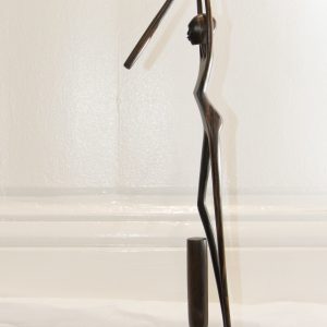 Femme qui pile le foufou