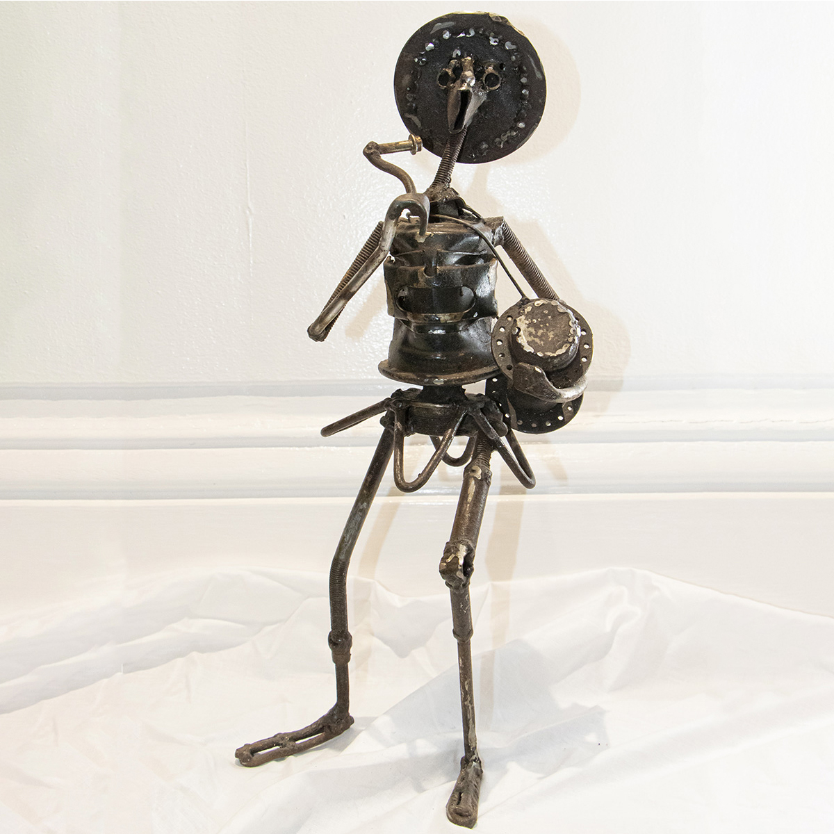 sculpture homme métal